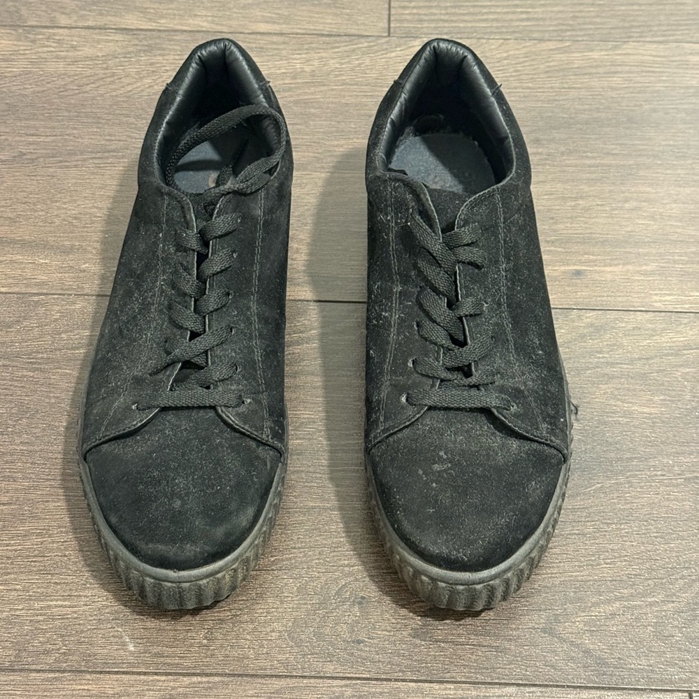 Women’s Black Suede Sneakers